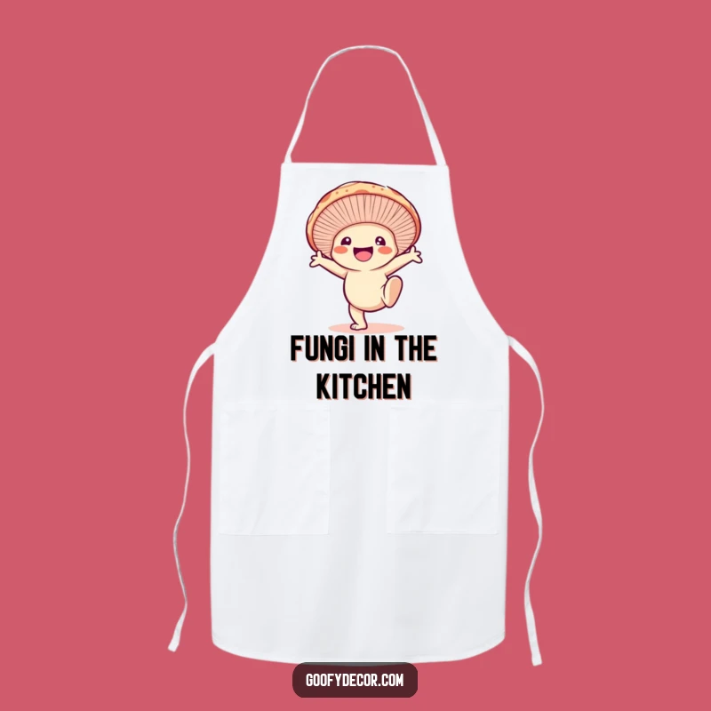 Funny Mushroom Cartwheel Apron: Kitchen Energy, Practical Funny Gift