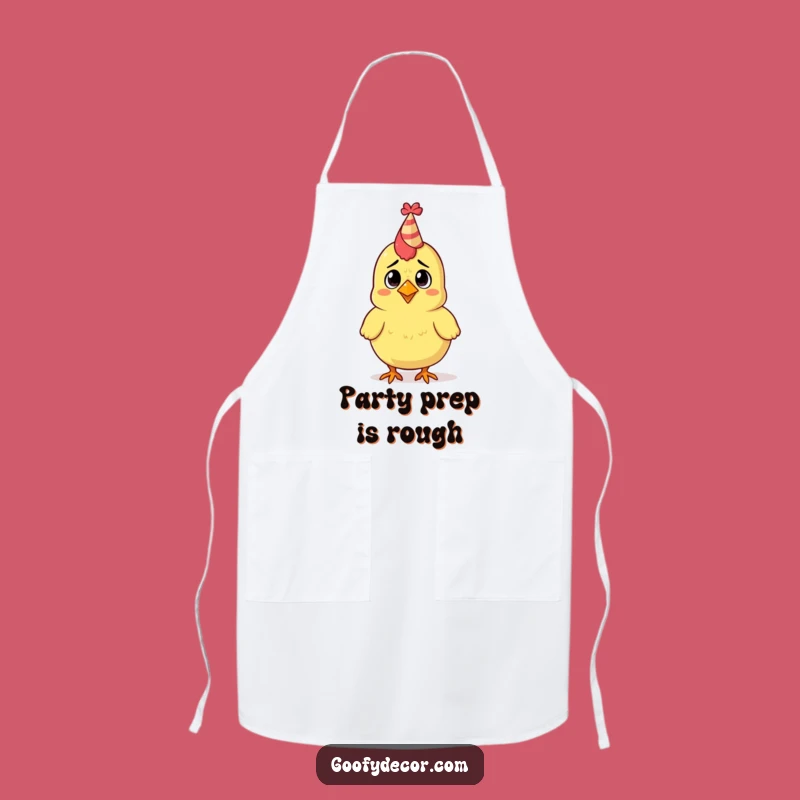 Funny Rubber Chicken Party Hat Apron: Kitchen Confused Poultry Wear, Excellent Funny Gift