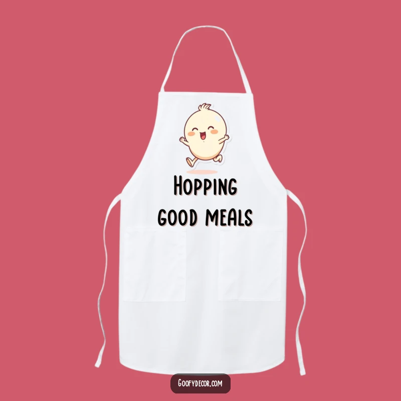 Funny Skipping Character Apron: Cook and Skip with Happy Energy