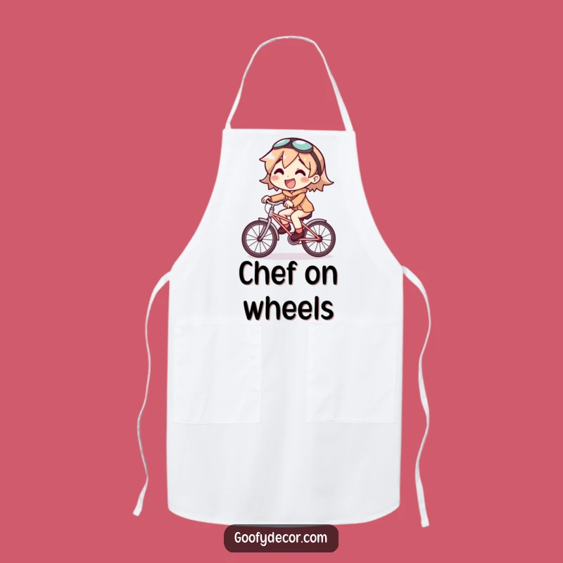 Funny Small Bike Apron - Hilarious Cycling Kitchen Gift