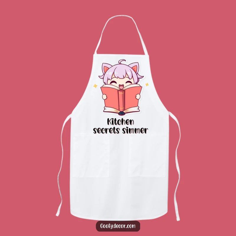 Funny Chef Book Apron: Cute Character's Secret Page Reveal Kitchen Wear, Hilarious Funny Gift