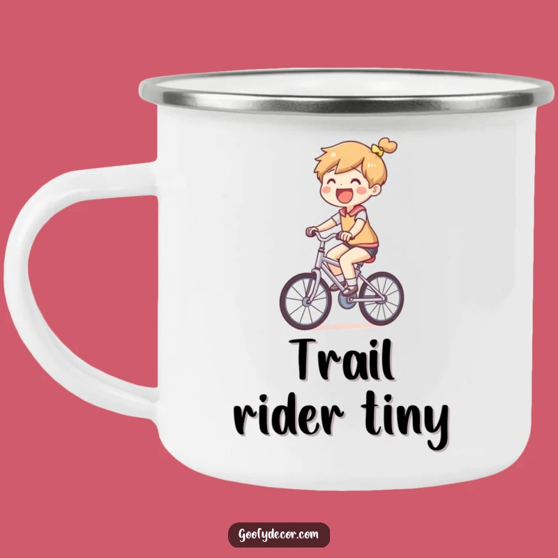 Funny Small Bicycle Camping Mug: Hilarious Rider's Outdoor Companion