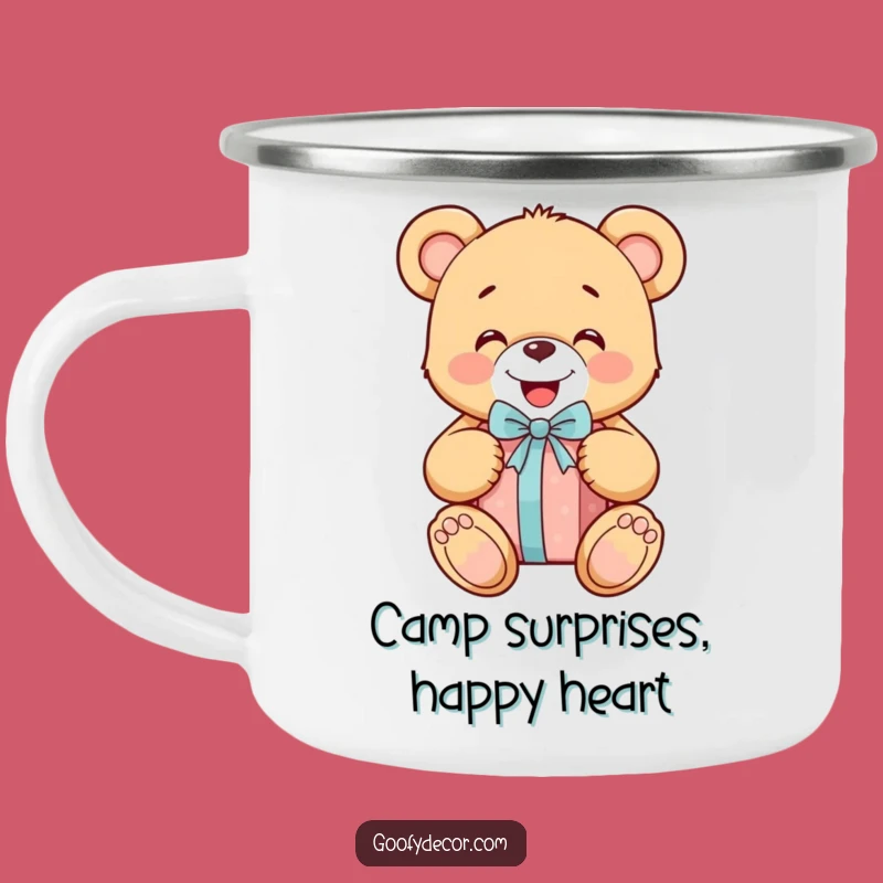 Funny Teddy Bear Campfire Mug: Cozy Gift Adventures!