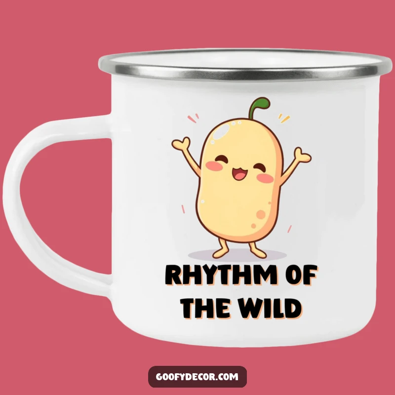 Funny Wobbly Dancer Camping Mug: Enjoy Coffee with Lively Moves