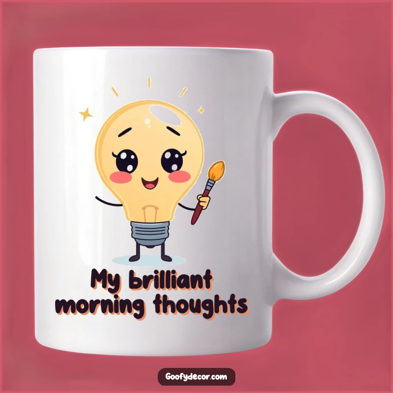 Funny Lightbulb Mug: Spark Your Creativity with Bright Ideas Gift