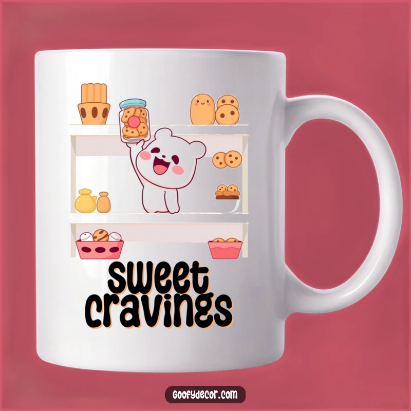 Funny Cookie Jar Mug - Cheerful Character's High Reach Gift