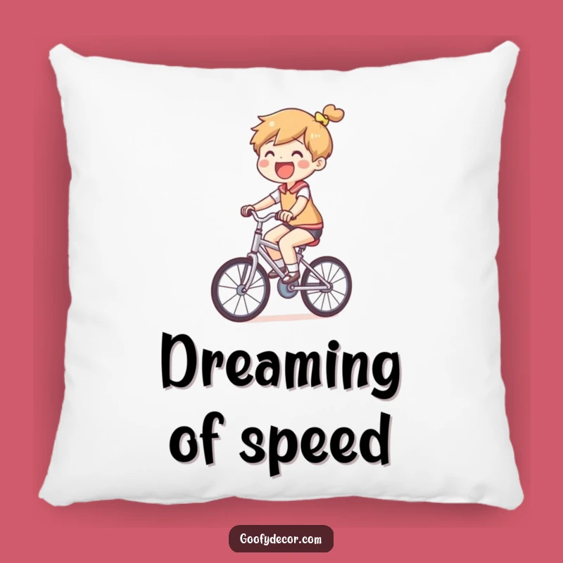 Funny Small Bicycle Pillow: Cozy Up with a Hilarious Little Rider