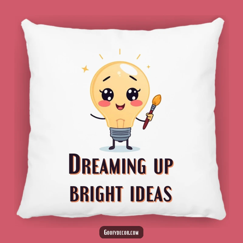 Funny Lightbulb Pillow: Cozy Comfort for Creative Minds