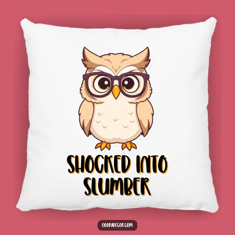 Funny Owl Pillow: Cozy Comfort for Surprising Thoughts