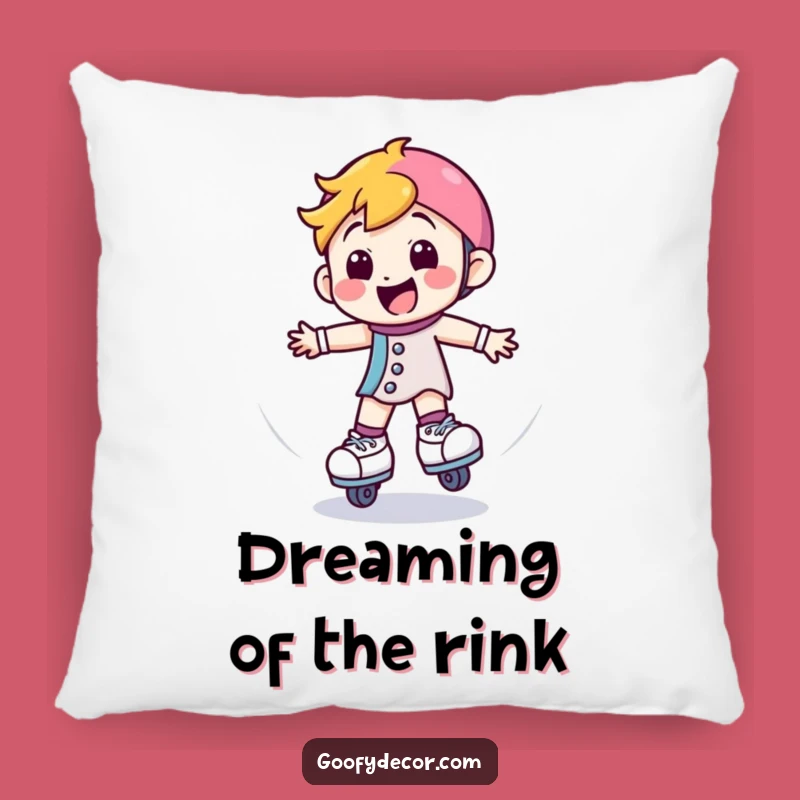 Funny Roller Skate Pillow: Cozy Comfort for Spirited Relaxation