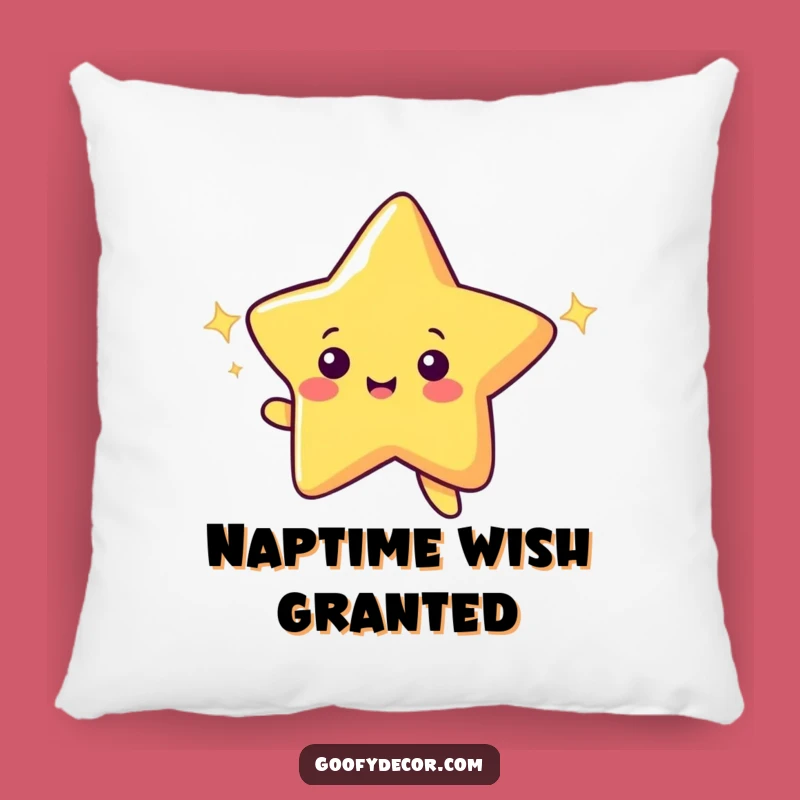 Funny Shooting Star Pillow, Dream Big with Cozy Comfort