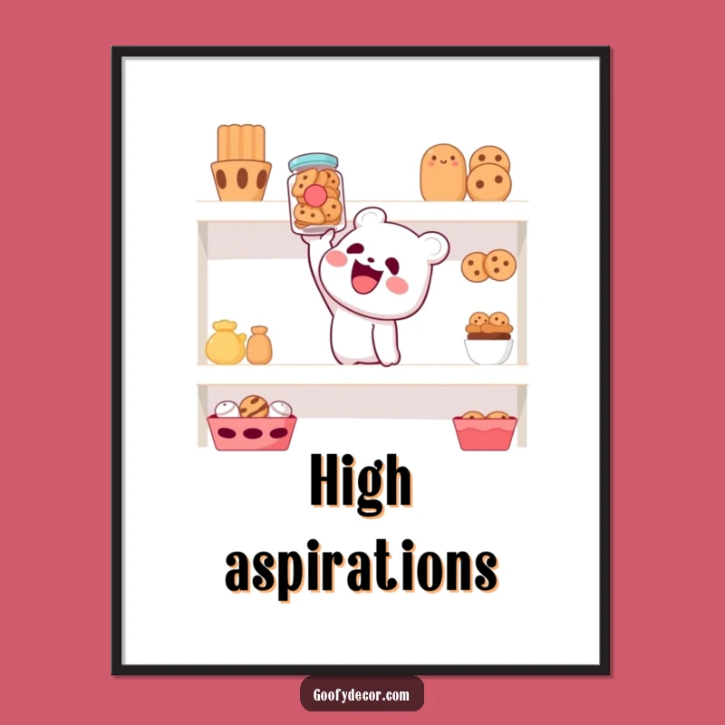 Funny Cookie Jar Digital Art - Hilarious Snack Print Gift