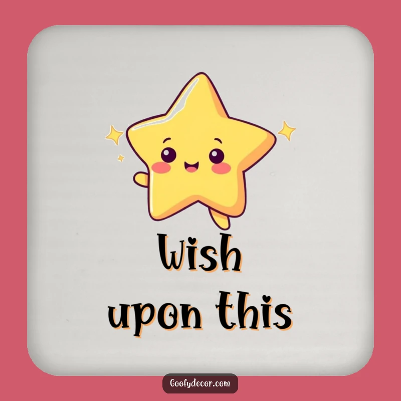 Funny Shooting Star Coaster Set, Protect Tables with Celestial Charm