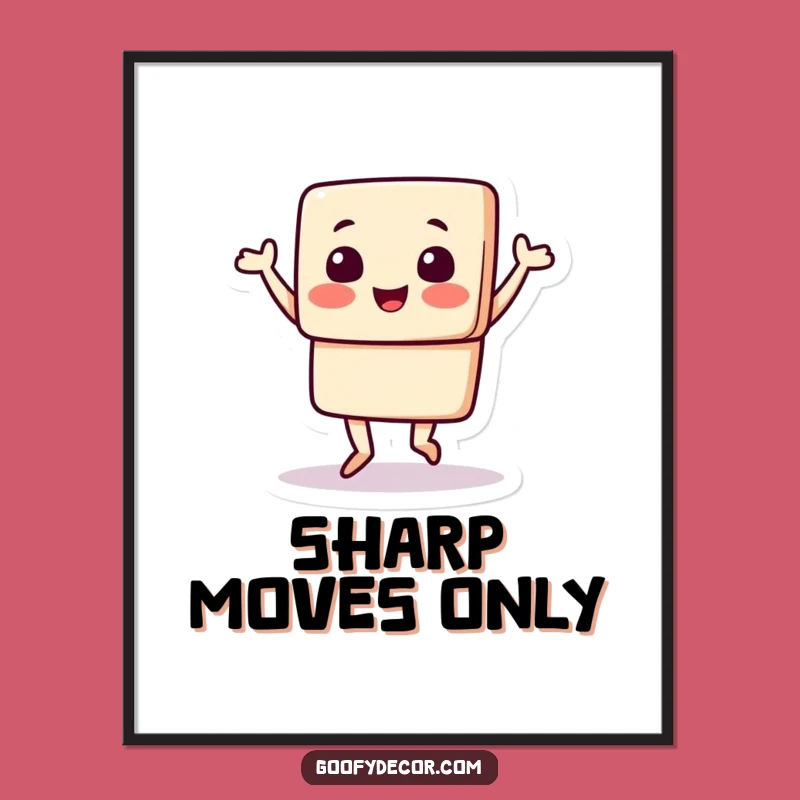 Funny Square Dancer Poster: Bring Energetic Art to Your Walls