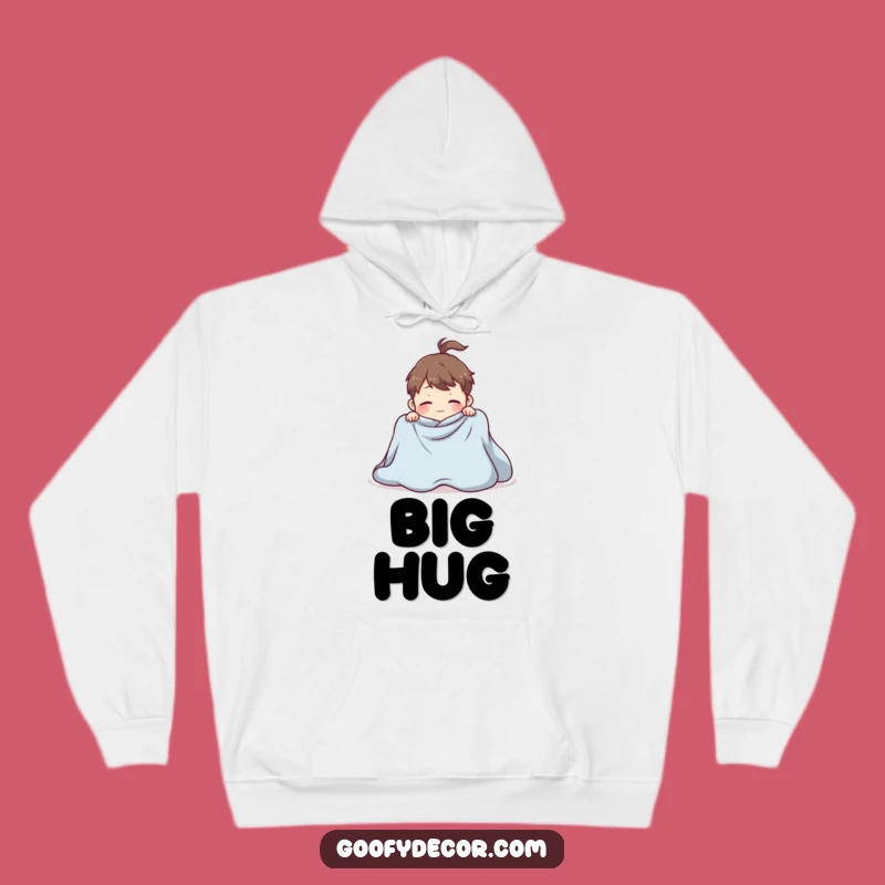 Funny Giant Blanket Hoodie - Cozy & Hilarious Folding Fail Sweatshirt