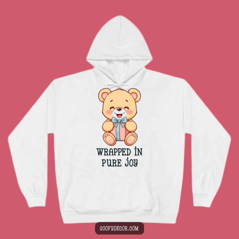 Cozy Funny Teddy Bear Hoodie: Warm and Joyful Gift Wear