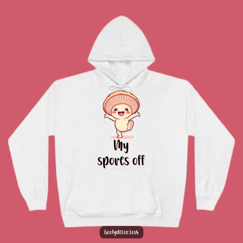 Funny Mushroom Cartwheel Hoodie: Cozy Energy, Warm & Playful Funny Gift