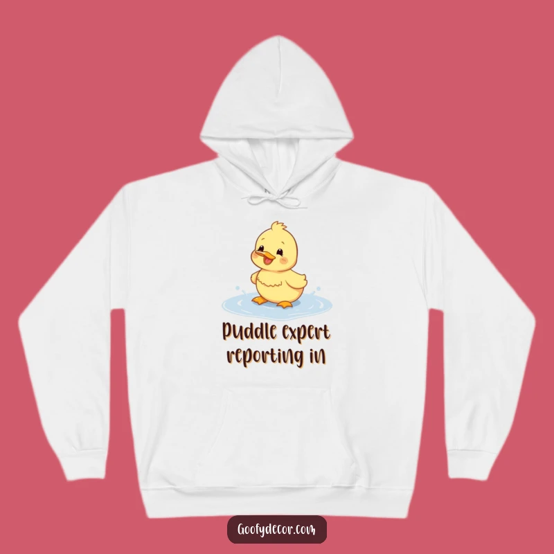 Funny Duckling Splashing Hoodie: Cozy Comfort & Cheerful Fun - Great Gift