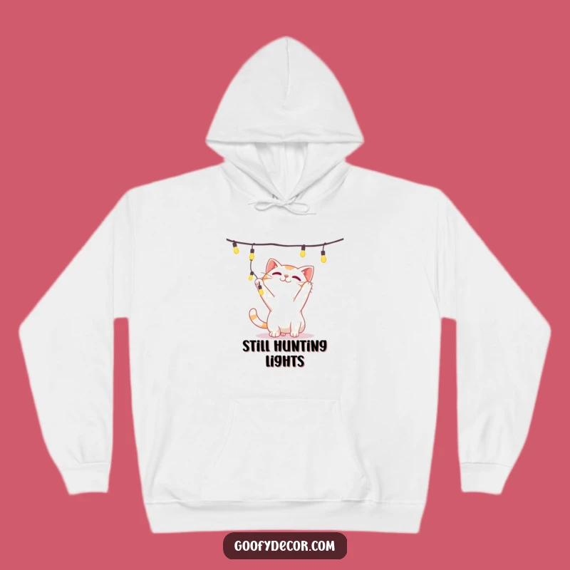 Funny Cat Hoodie: Cozy Lights Play, An Awesome Funny Gift!