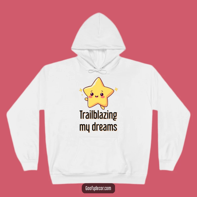 Funny Shooting Star Hoodie, Cozy Up and Make a Wish