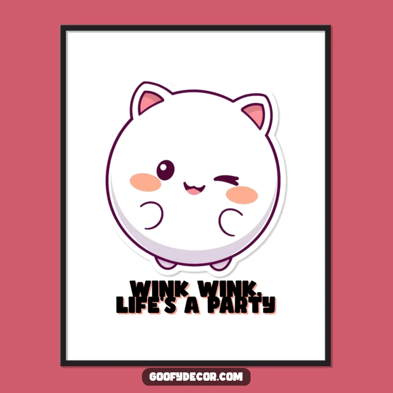 Free Printable Winking Smiley Wall Art: Funny Retro Downloadable Decor for Your Space