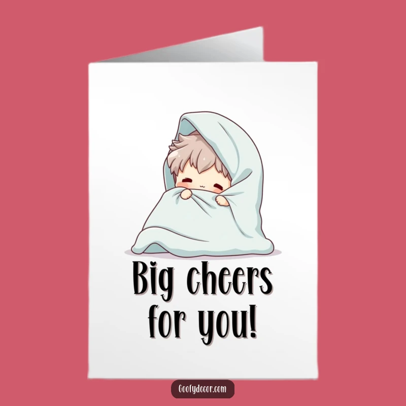 Free Printable Birthday Card: Giant Blanket Chaos, Hilarious DIY Gift!