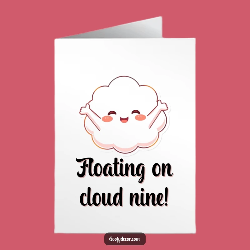 Free Printable Congrats Card: Happy Cloud, Perfect Downloadable Celebration