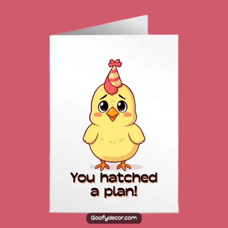 Free Printable Congrats Card: Confused Chicken Utterly Bewildered LOL Downloadable