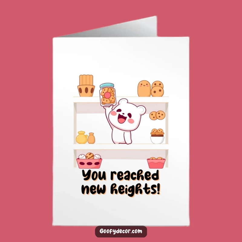 Free Printable Congrats Card: Cookie Jar Achievement! Hilarious Downloadable Gift for Success