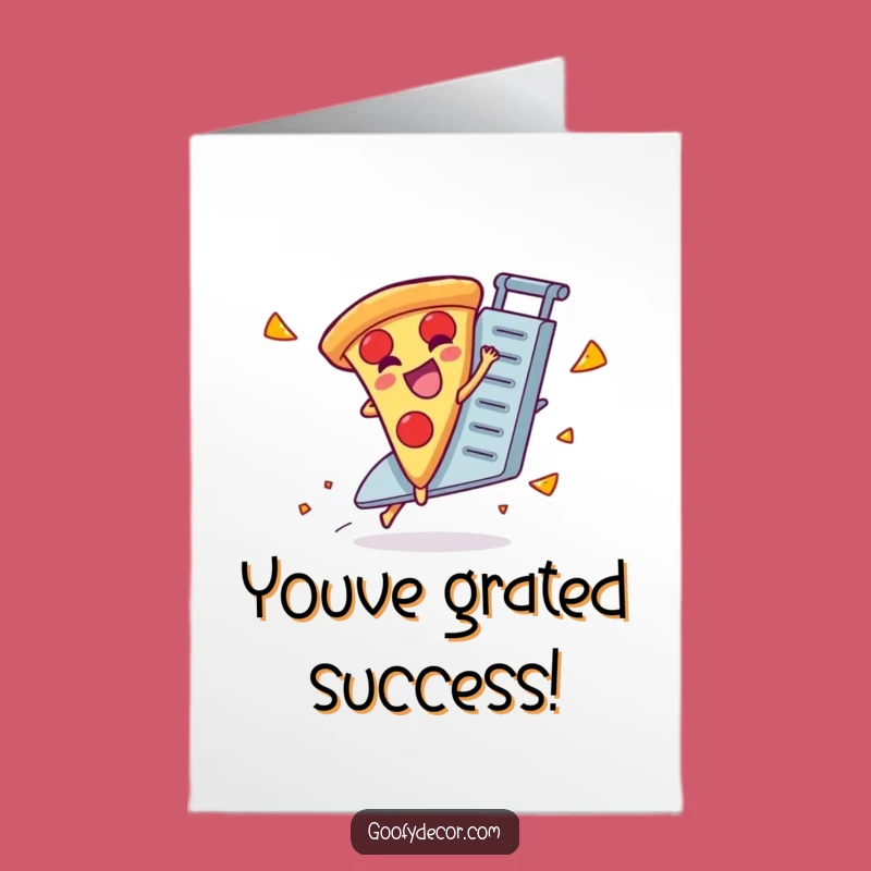 Free Printable Congrats Card: Pizza on Grater LOL Wild Ride Download