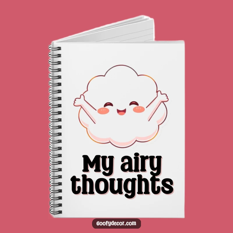 Funny Cloud Notebook: Jot Down Dreams, Creative & Serene Funny Gift