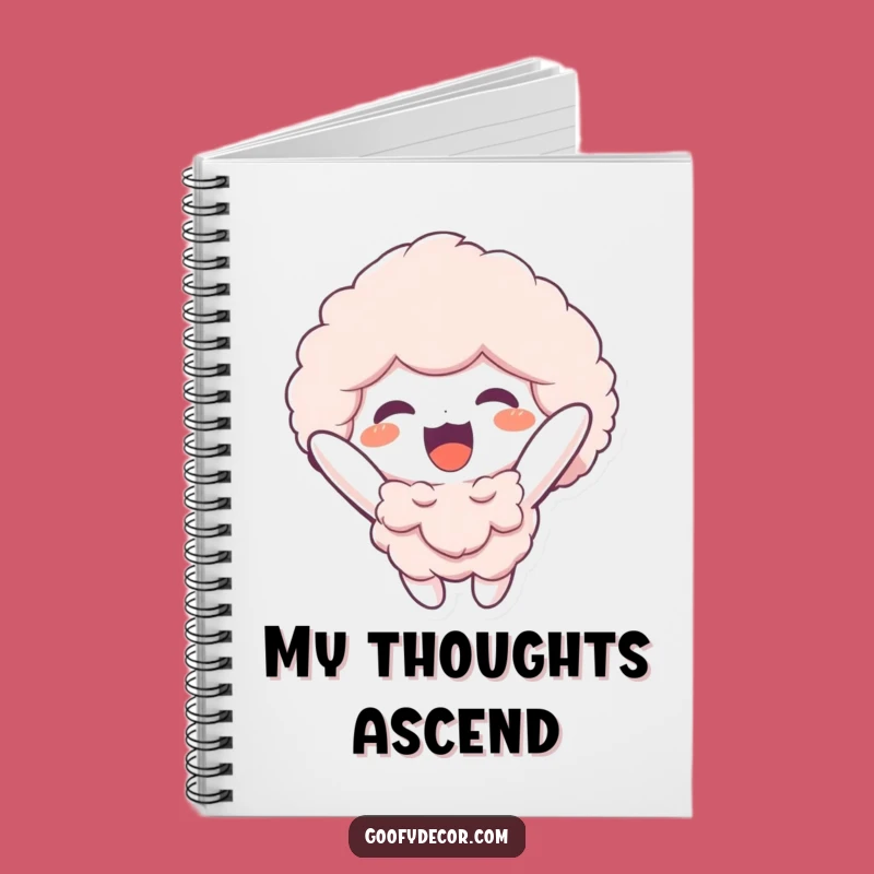 Funny Fluffy Floater Notebook: Float Your Way Through Notes