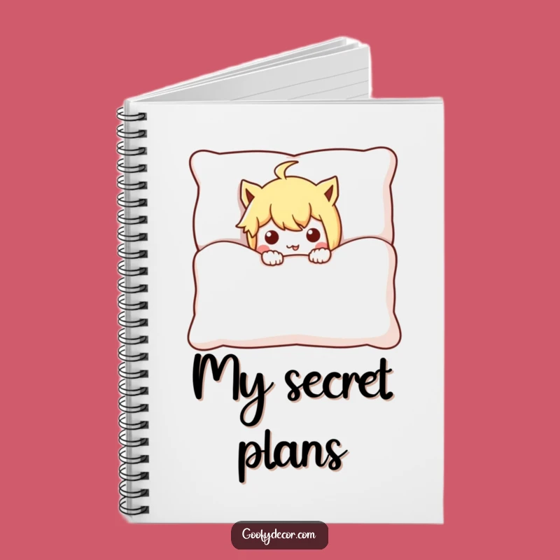 Funny Mischievous Character Notebook - Jot Down Your Playful Secrets