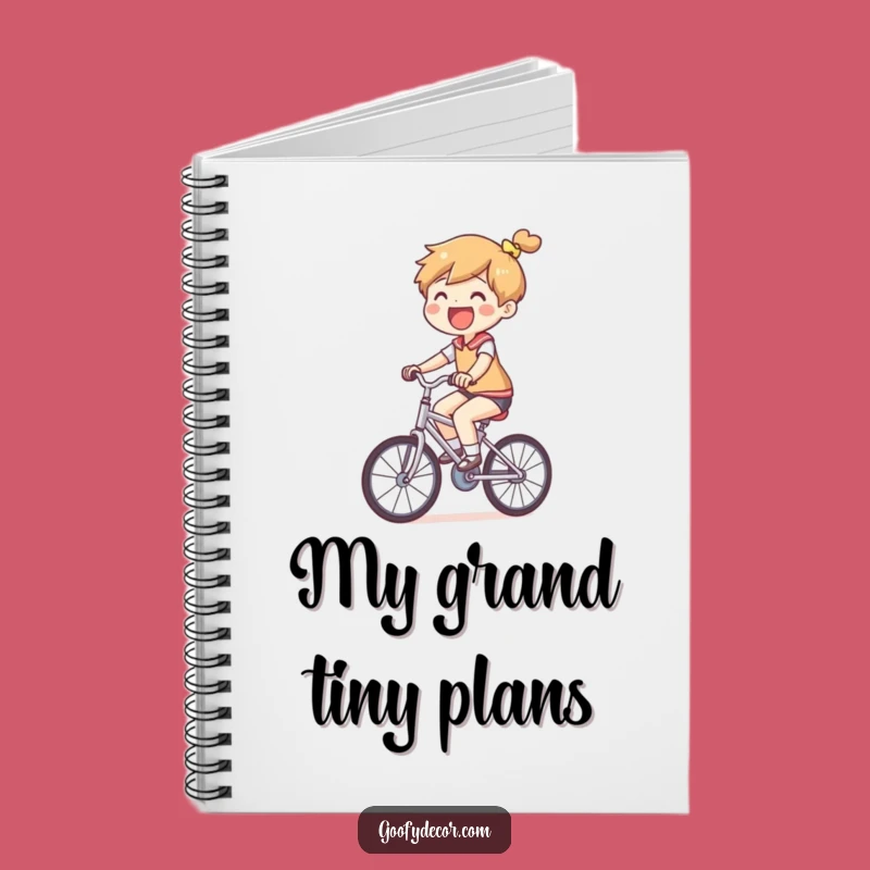 Funny Small Bicycle Notebook: Hilarious Journal for Joyful Journeys