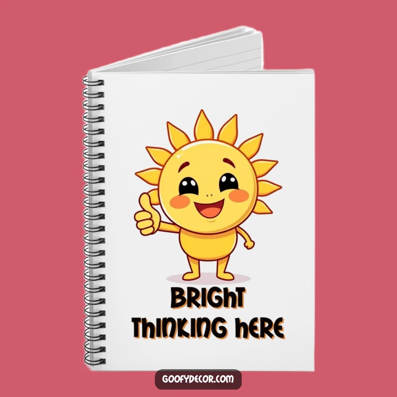 Funny Sun Notebook: Joyful Character for Jotting Down Bright Ideas