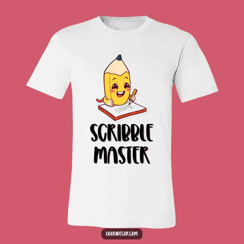 Funny Kawaii Pencil Scribble T-Shirt: Unleash Your Inner Artist - Great Funny Gift!