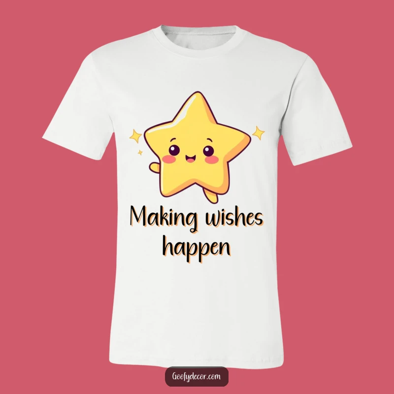 Funny Shooting Star T-Shirt, Wish for Fun and Humor