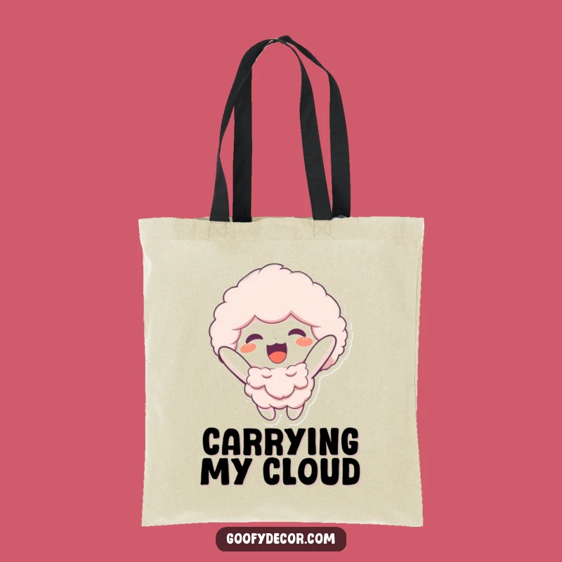 Funny Fluffy Floater Tote Bag: Carry Your Dreams with You