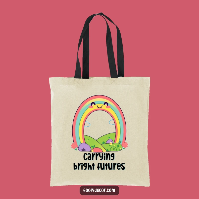 Funny Rainbow Tote Bag - Carry Your Colors & Positivity!