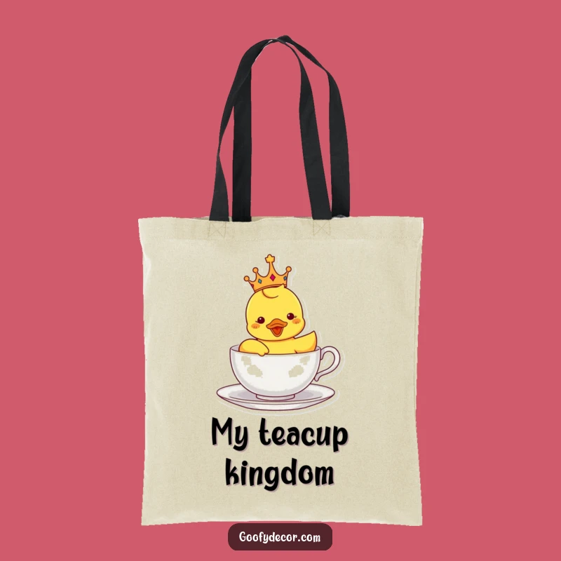 Funny Rubber Ducky Tote Bag: Carry Your Kingdom in Style!