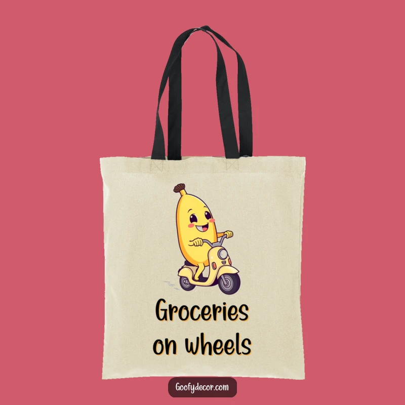 Funny Banana Scooter Tote: Carry the Fun, Stylish & Practical Funny Gift