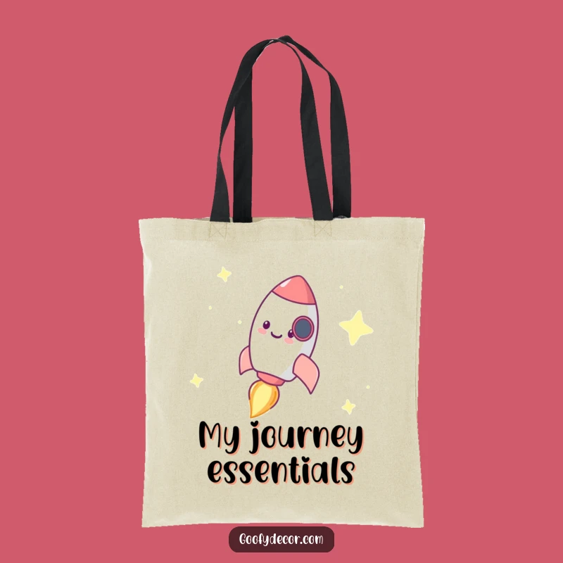 Funny Rocket Tote Bag: Starry Zoom, A Practical Funny Gift!